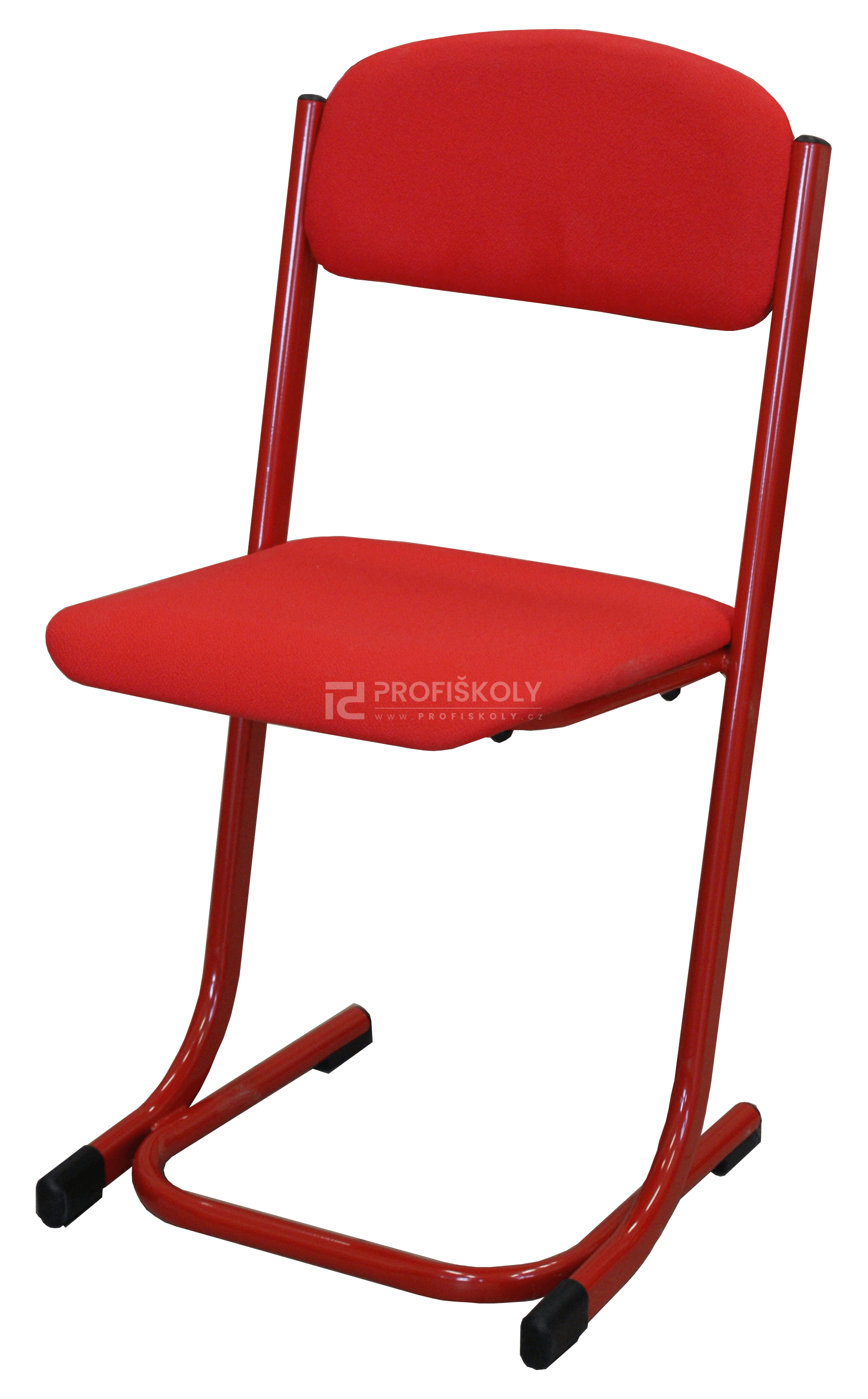 Školní židle CLAUDIE pevná čalouněná