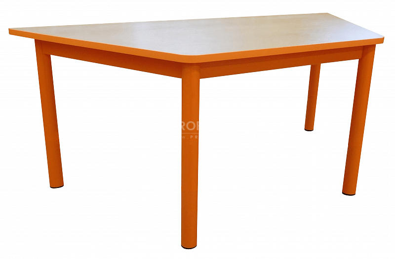 Stůl kovový lichoběžník pevný/stavitelný