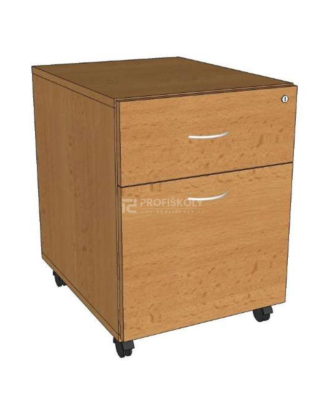 Kontejner 2 zásuvkový mobilní