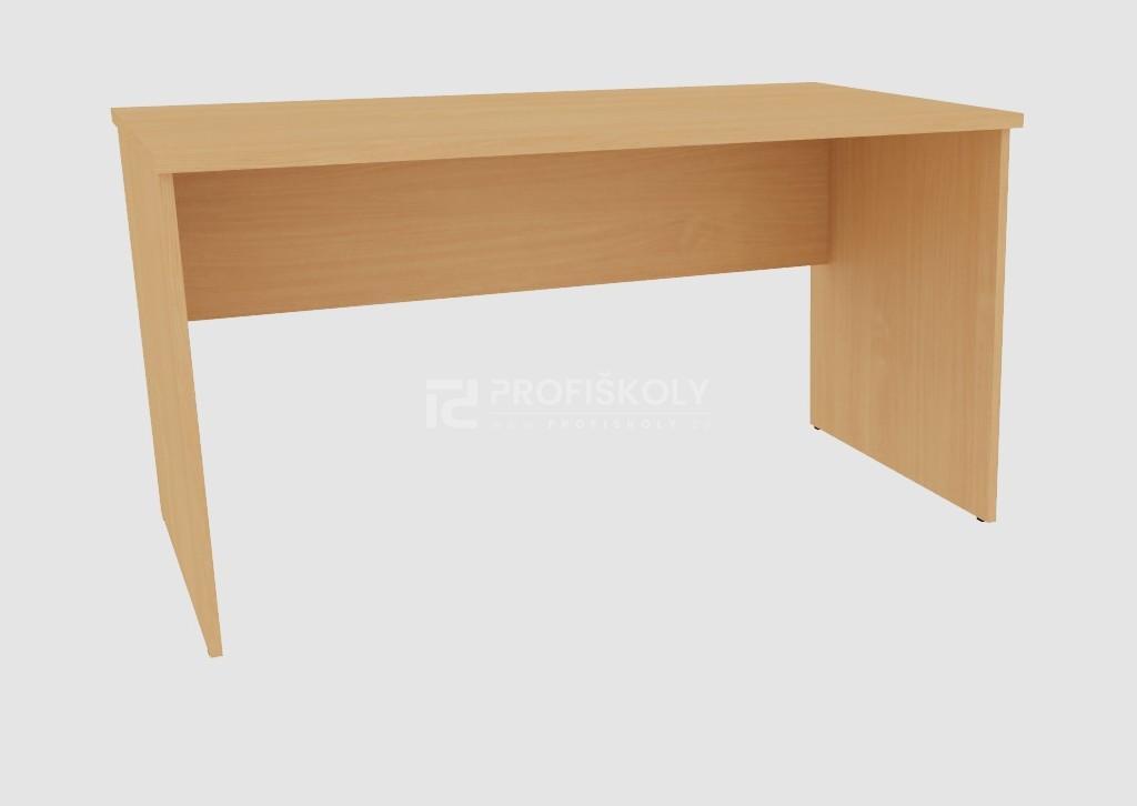 Pracovní školní stůl rovný, podnož lamino