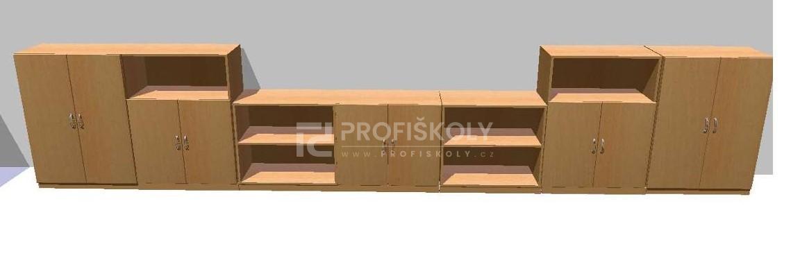 Sestava školních skříní NB01