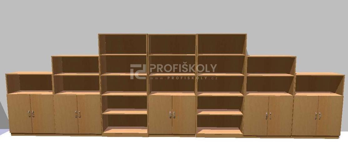 Sestava školních skříní NB06