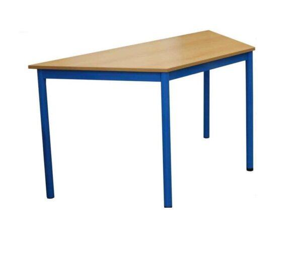 Školní nábytek, pracovní stůl trubková podnož lichoběžník