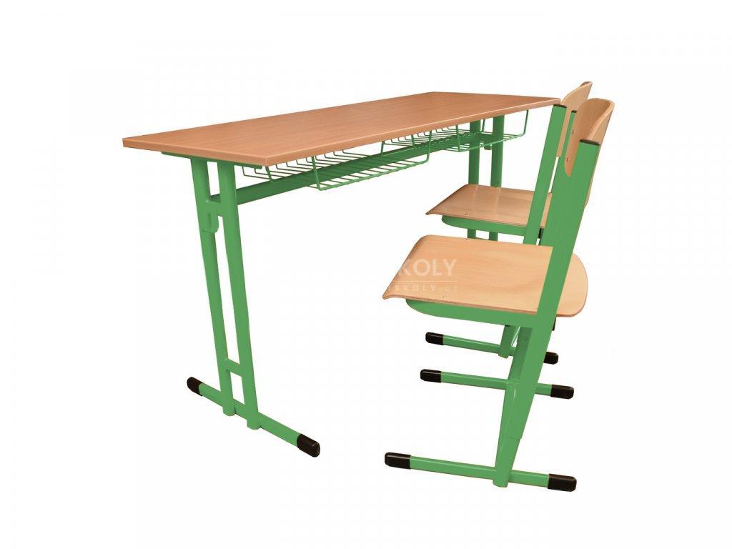 Školní set TERA 2-místný pevný