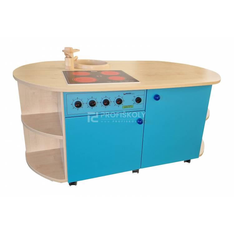 Kuchyňka pojízdná ostrůvková (š/v/h) 1220x550x750 mm