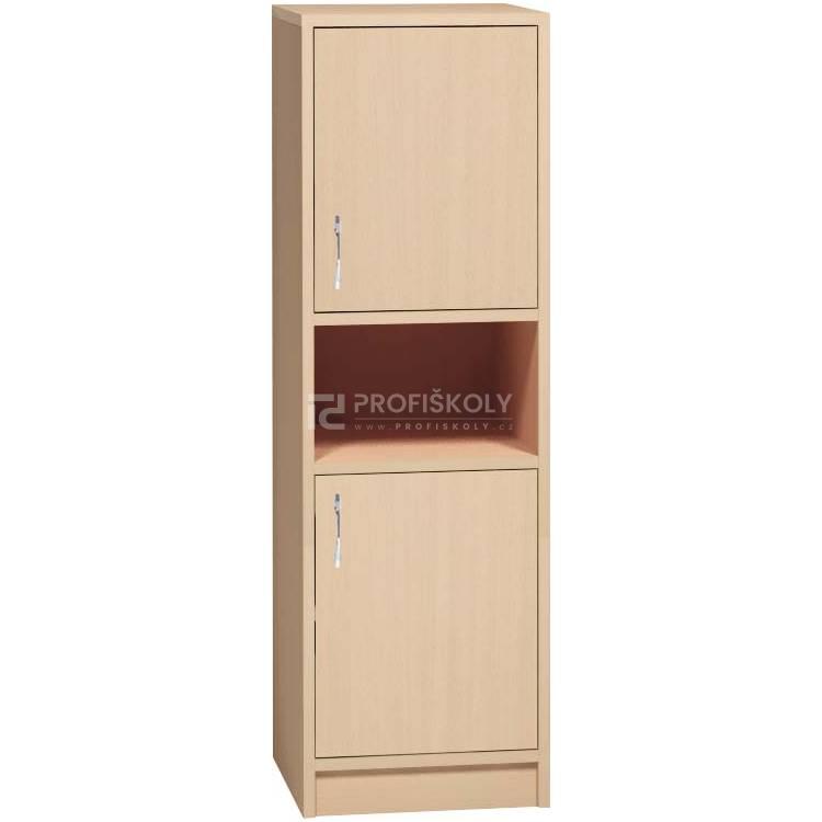 Skříňka s dvířky a policí úzká PROMA (š/v/h) 400x1210x450 mm