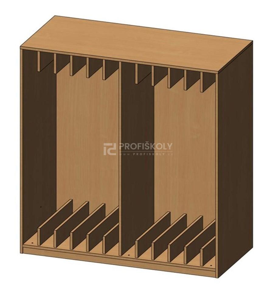 Skříň na matrace se soklem