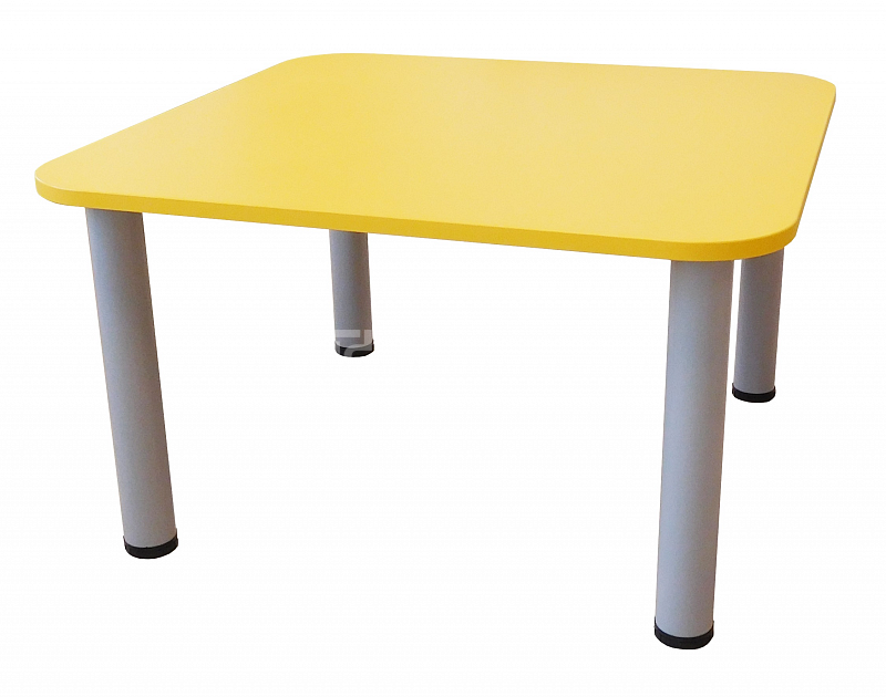 Dětský stůl kovové nohy, barevná deska