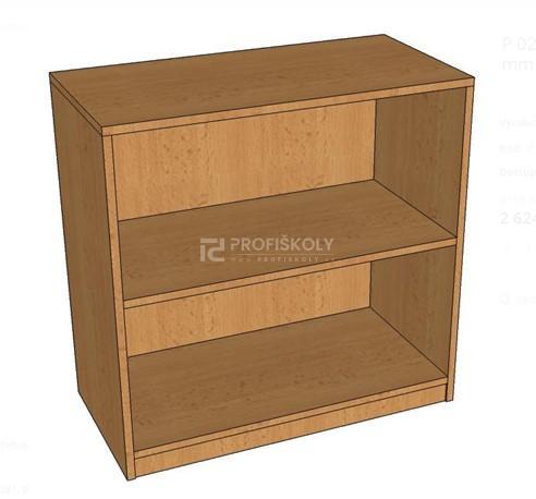 Skříň policová otevřená 779x800x400 mm