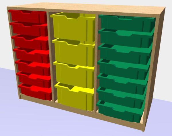 Regál pro plastové boxy 779x1040x450 - Image 4
