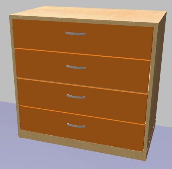 Skříňka se zásuvkami 779x800x450 - Image 2