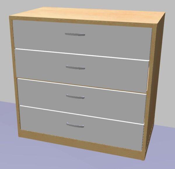 Skříňka se zásuvkami 779x800x450 - Image 3