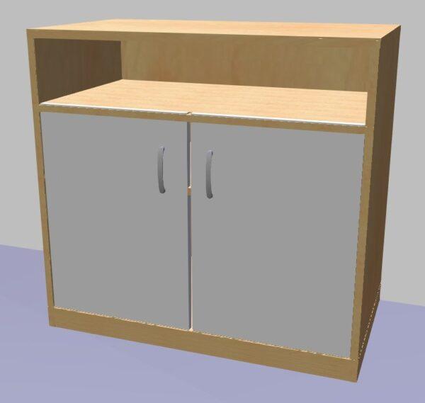 Skříňka s dvířky a regálem 779x800x450 - Image 3
