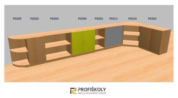 Školní úložné skříňky - PROFIŠKOLY