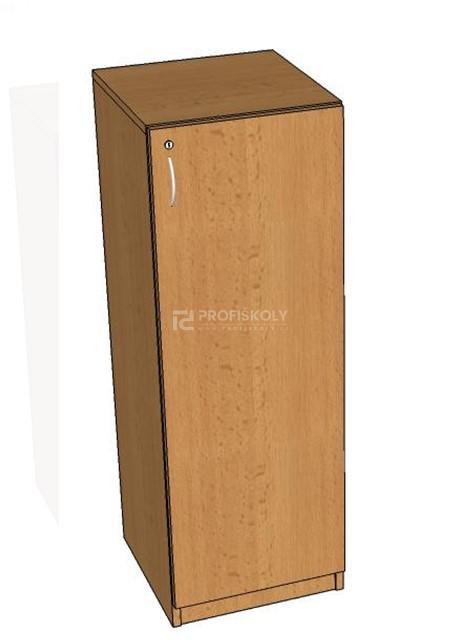 Skříň policová s dveřmi úzká 1491x400x419 mm