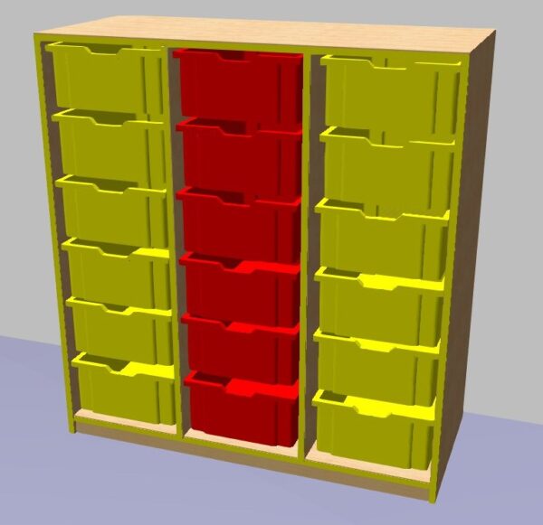Regál pro plastové boxy 1135x1040x450 - Image 4