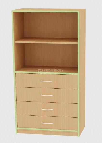 Skř&iacute;ňka se z&aacute;suvkami a reg&aacute;lem GRANT 1491x800x450