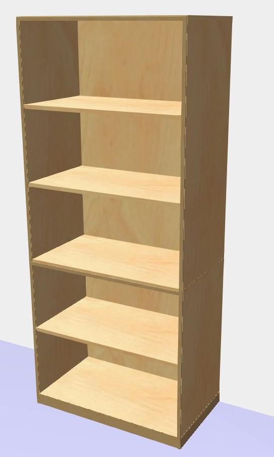 Regál s poličkami GRANT 1847x800x450