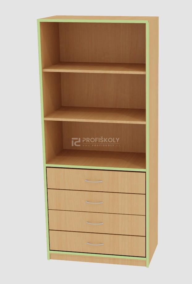 Skř&iacute;ňka se z&aacute;suvkami a reg&aacute;lem GRANT 1847x800x450
