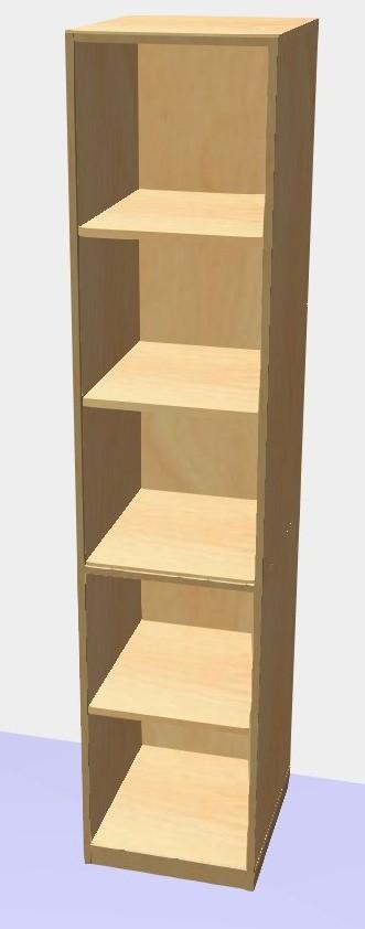 Regál s poličkami GRANT 1847x400x450