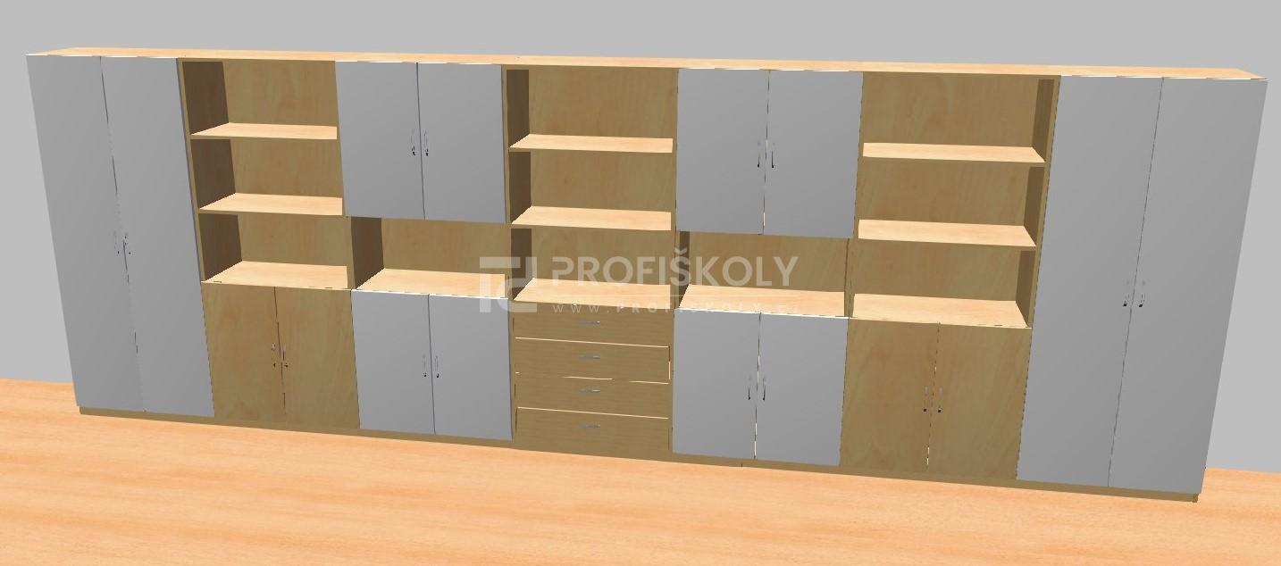 Sestava školních skříní NB05