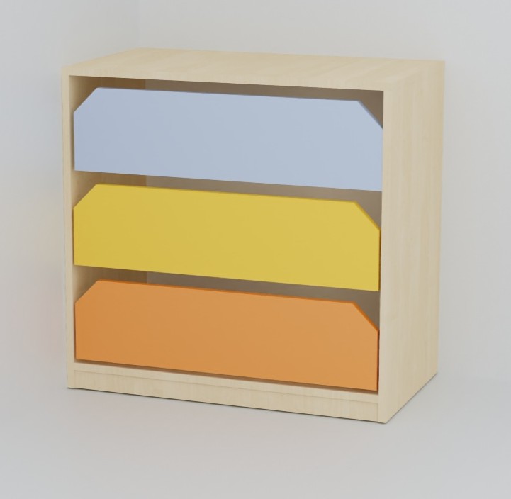 Skříňka se zásuvkami COLOR 779x800x450