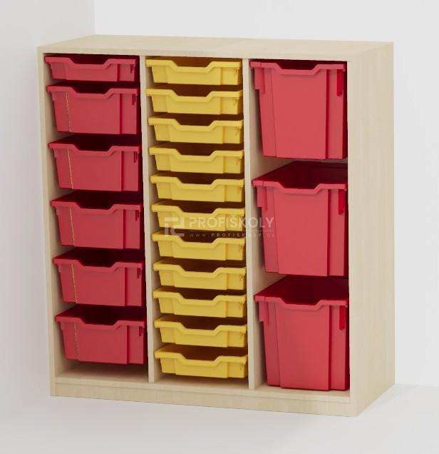 Reg&aacute;l pro plastov&eacute; boxy COLOR 1135x1040x450