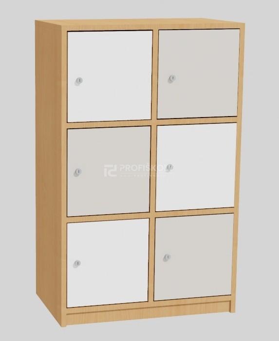 Skř&iacute;ně boxov&aacute; 9 dv&iacute;řek 660x1030x400 (podstavec sokl lamino)